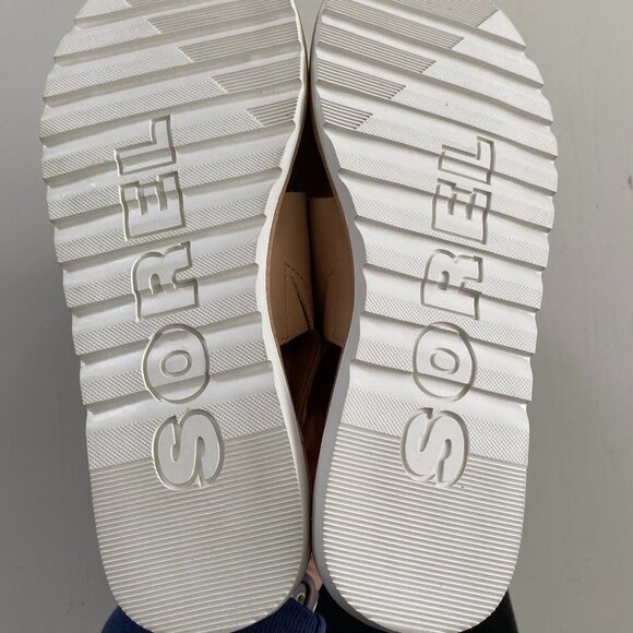 NIB NEW Sorel Ella II Slingback Beige Sea Salt Women's 7.5 - Picture 5 of 6